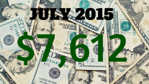 July 2015 Income Report