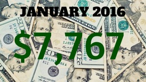 January 2016 Income Report